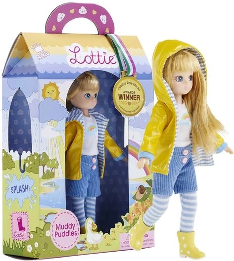 Bambola LOTTIE Muddy Puddles per la pioggia