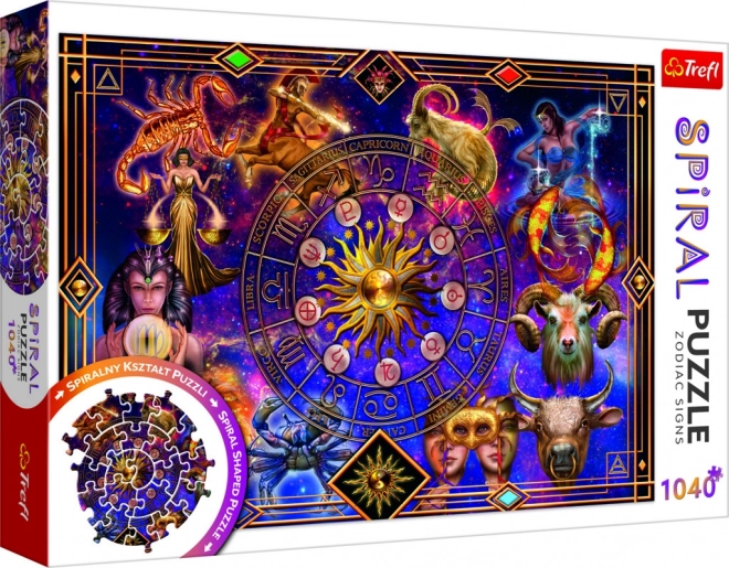 Puzzle a spirale Segni zodiacali 1040 pezzi TREFL