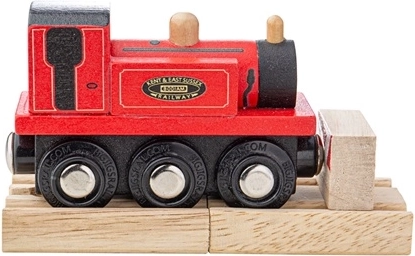Bigjigs Ferrovia locomotiva in legno Terrier rossa