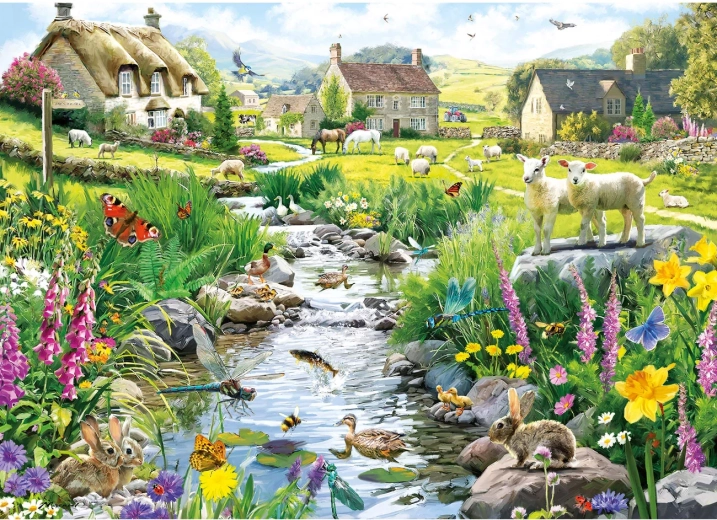 Puzzle Gibsons Ruscello gorgogliante 1000 pezzi