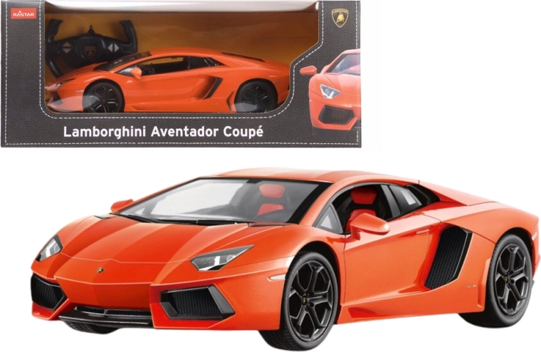 auto rc 1:14 Rastar Lamborghini Aventador LP700 arancione