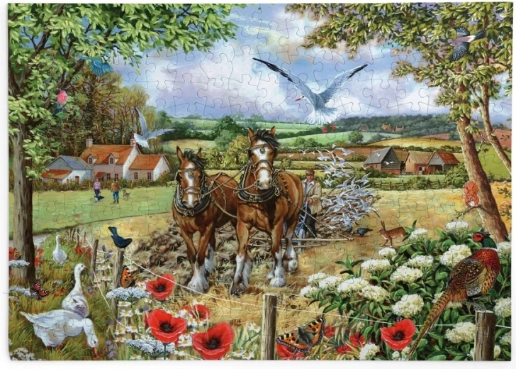 Puzzle House of Puzzles Compagni di scuderia Bonnie e Clyde, 250 pezzi grandi