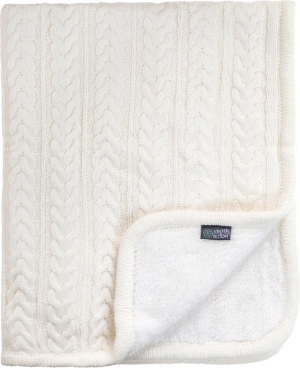 Coperta Vinter & Bloom Cuddly Ivory