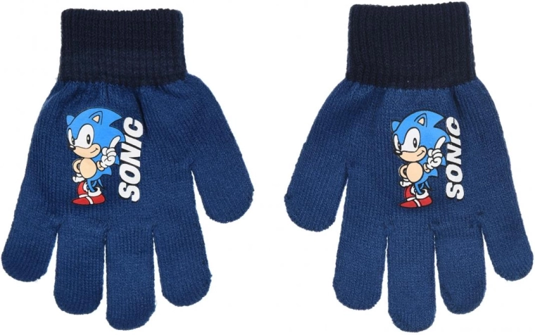 Guanti invernali per bambini Sonic - 1 pezzo