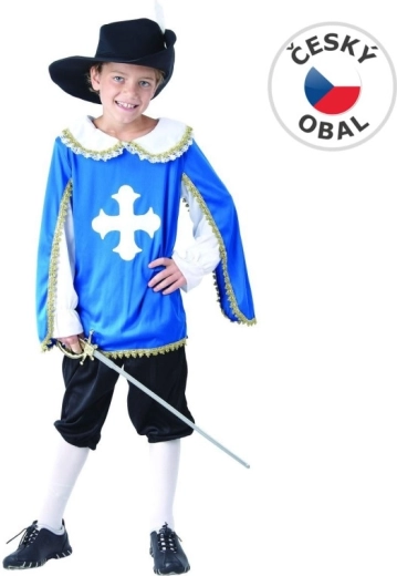 Costume di carnevale da moschettiere per ragazzi, 130–140 cm