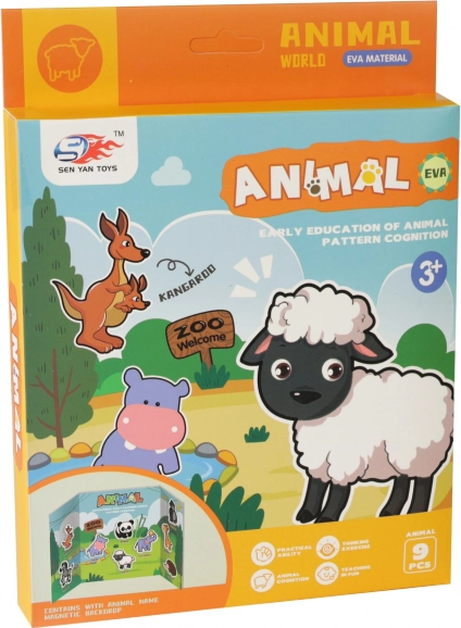 Magneti animali in gommapiuma – set creativo per bambini