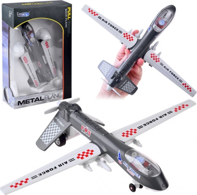 Drone militare in metallo con suono