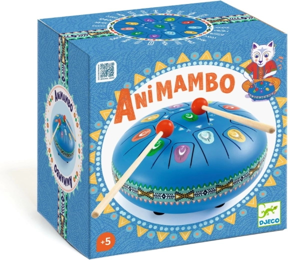 Djeco grande tamburo a lingue con note