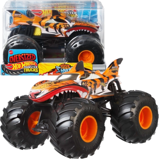 Hot Wheels Monster Trucks Tiger Shark 21 cm - 1 pezzo