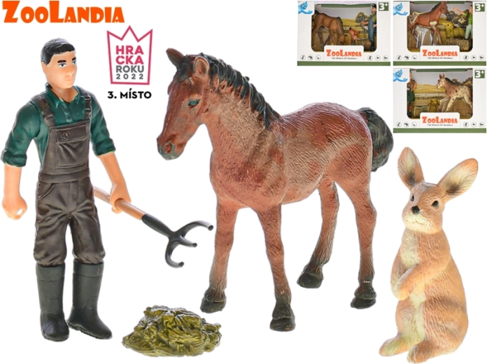 Zoolandia fattoria – set di animaletti e accessori (4 varianti)