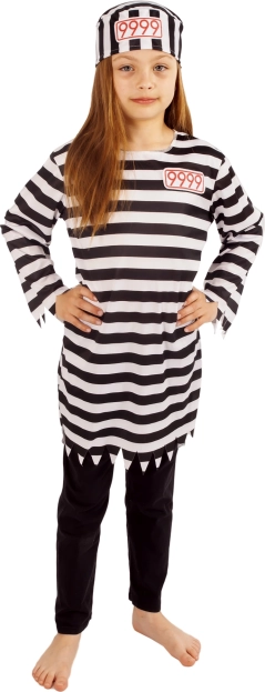 Costume da carcerata per bambina S