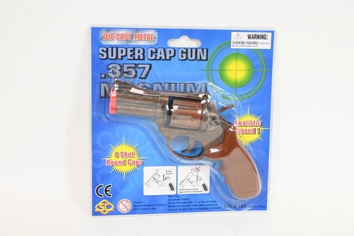 Revolver in metallo a capsule