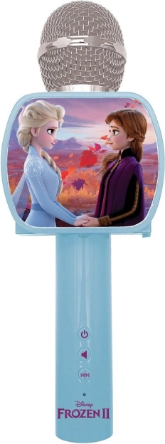 Microfono karaoke wireless Disney Frozen con altoparlante integrato e cambia voce