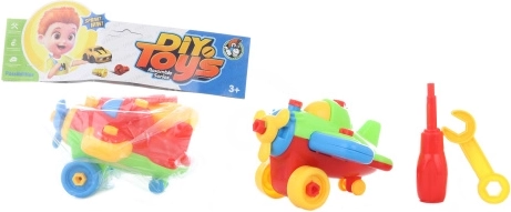 Aereo di plastica avvitabile per bambini