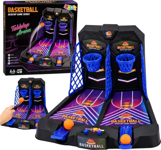 Mini basket da tavolo – gioco arcade doppio per 2 giocatori - 1 pezzo