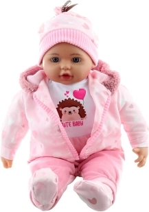 Bambina neonata con riccio, 50 cm