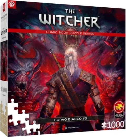 Puzzle Good Loot The Witcher: Corvo Bianco Red da 1000 pezzi