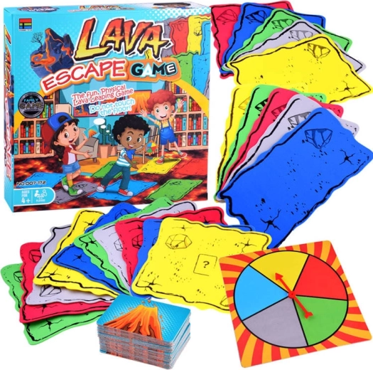 Gioco da tavolo Il pavimento è lava – salta, gareggia e non toccare la lava