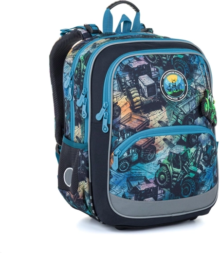 Zaino scolastico Topgal macchine edili