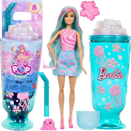 Barbie Pop Reveal mondo sottomarino – bambola con 8 sorprese