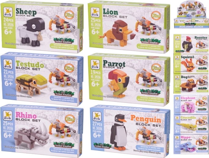 Set di costruzione Animaletto (19–33 pezzi)