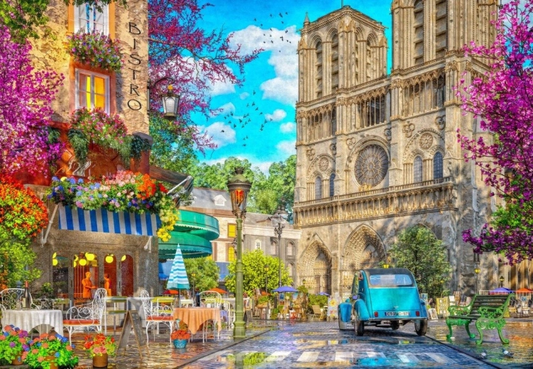BLUEBIRD puzzle Pomeriggio a Notre Dame – 1000 pezzi