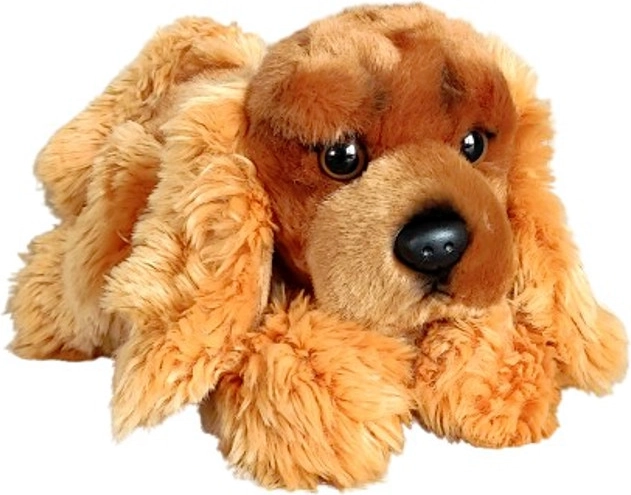 Spaniel di peluche sdraiato 30 cm
