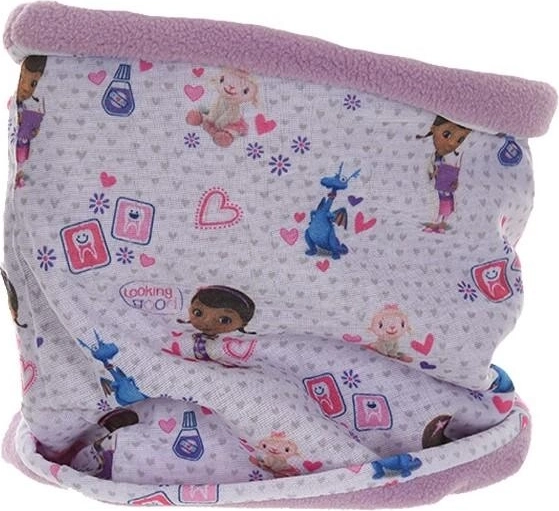Scaldacollo Dottoressa con fodera in pile viola