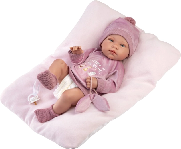 Llorens New Born bambina – bambola neonato realistica 43 cm