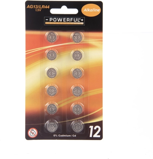 Batteria a bottone LR44 12 pz