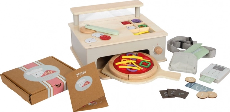 small foot pizzeria set per bambini