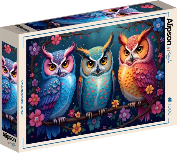Puzzle Alipson Gufi e notte magica 1000 pezzi