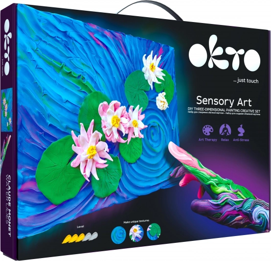 Okto Sensoty Art set artistico Ninfee 30 × 40 cm