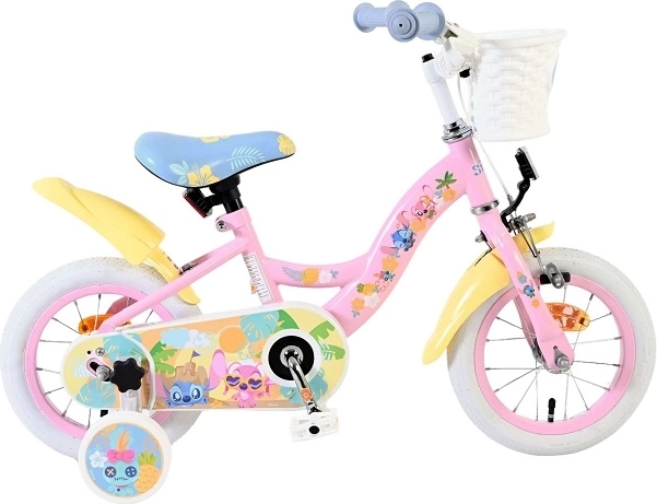 Bicicletta per bambini Stitch 12” rosa