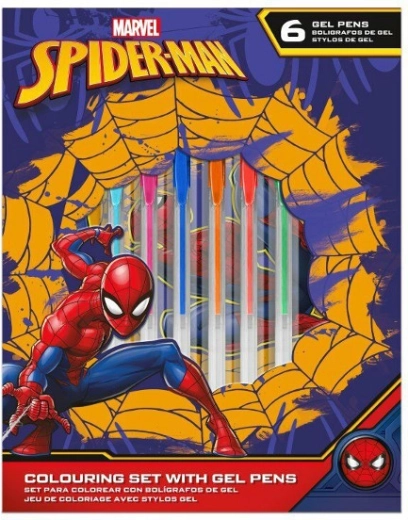 Set creativo MARVEL SPIDER-MAN – quaderno e penne gel
