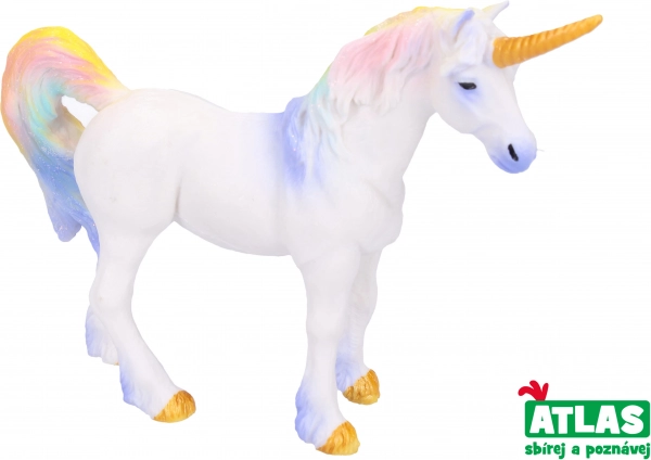 Figurina di unicorno dipinta a mano 14 cm