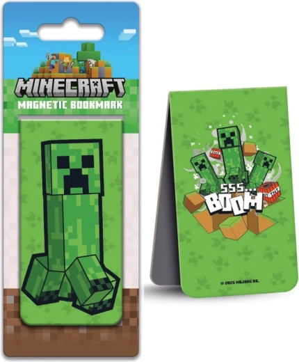Segnalibro magnetico Minecraft Creeper - 1 pezzo