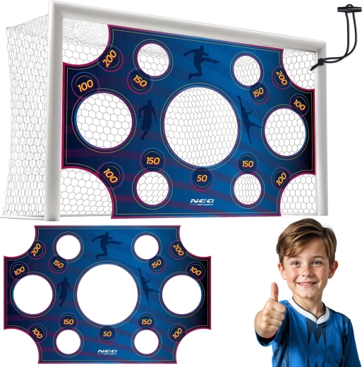 Neo-Sport telo bersaglio da allenamento per porta da calcio 300 × 200 cm