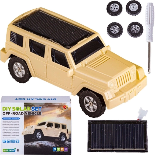 Jeep solare fuoristrada – kit di montaggio da assemblare - 1 pezzo