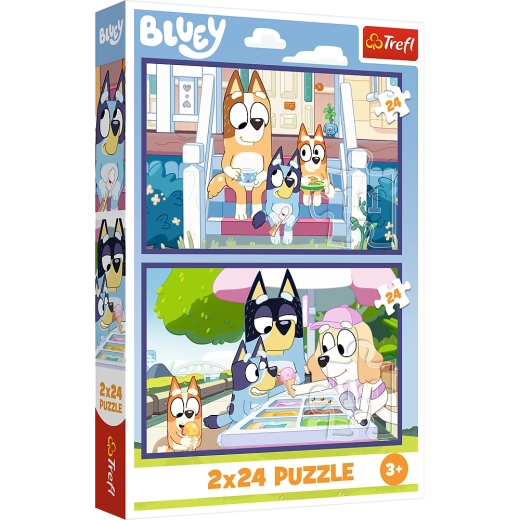 Puzzle 2x24 Allegra Bluey - BBC Bluey Trefl