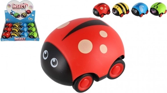 Macchinine giocattolo a forma di insetti a retrocarica