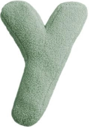 Mealini lettera di peluche Y verde - 1 pezzo