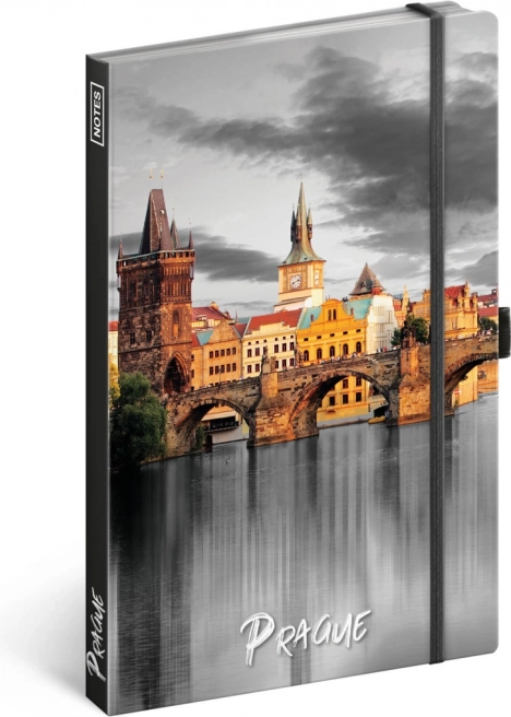 Elegante quaderno Praga con chiusura magnetica