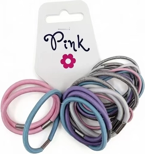 PINK set di elastici per capelli 20 pz