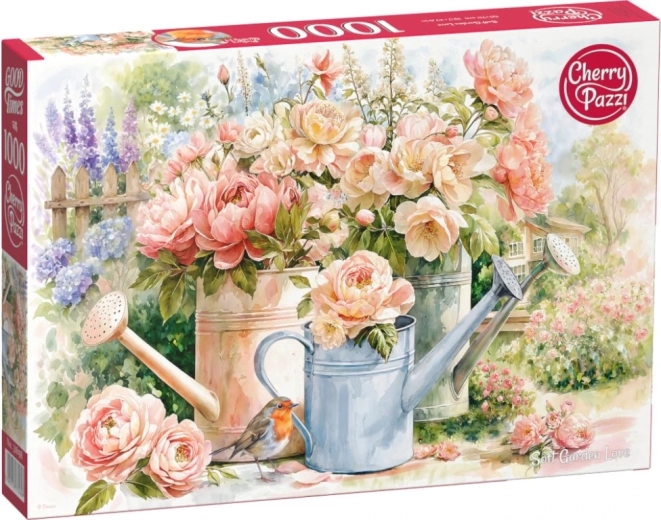 CHERRY PAZZI puzzle Dolce amore in giardino 1000 pezzi