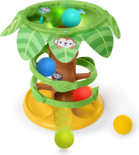 Bright Starts pista di biglie musicale Tropical Twirl 6m+