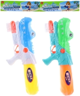 Pistola ad acqua a pompa Dino 42 cm – 2 colori