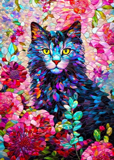 Puzzle Enjoy Gigi in giardino 1000 pezzi