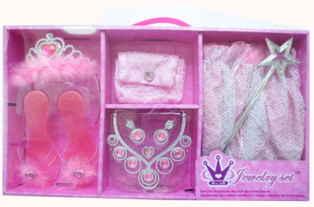 Set da principessa per bambini con gonnellina e scarpette