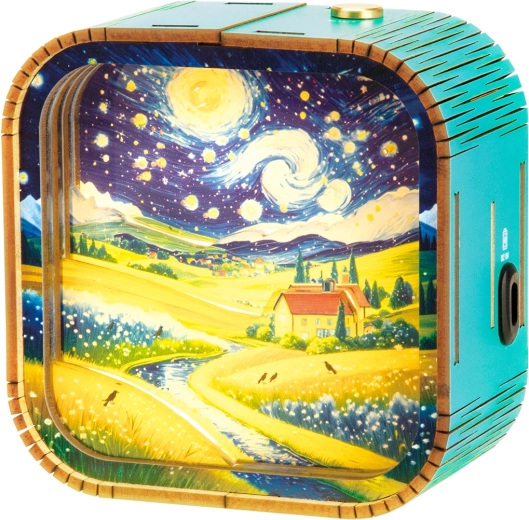 2Kids Toys puzzle 3D in legno lampada Paesaggio sotto le stelle - 1 pezzo